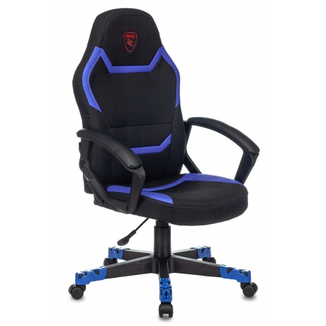 Компьютерное кресло Zombie 10 черный/синий - фото 1