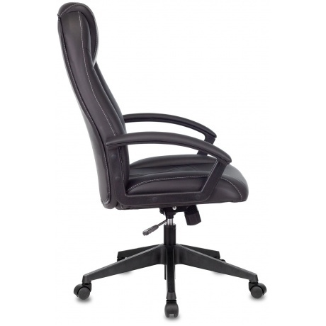 Кресло компьютерное Бюрократ Zombie 8 черный искусственная кожа - фото 3