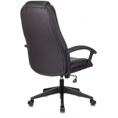 Кресло компьютерное Бюрократ Zombie 8 черный искусственная кожа - фото 4