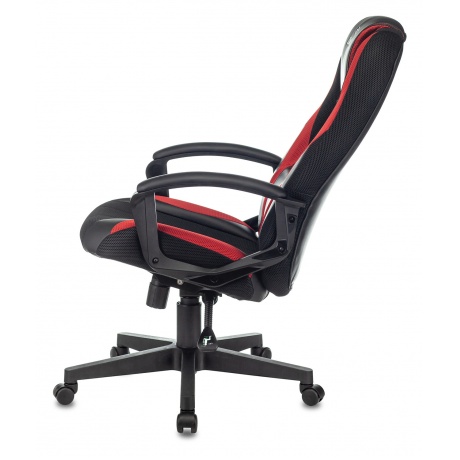 Компьютерное кресло Zombie 9 черный/красный - фото 5