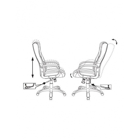 Кресло компьютерное Бюрократ Zombie 9 черный/красный - фото 9