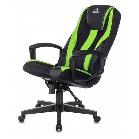 Кресло компьютерное Бюрократ Zombie 9 черный/салатовый - фото 6