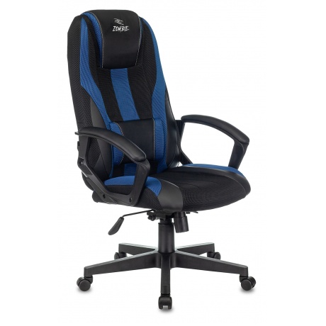 Компьютерное кресло Zombie 9 черный/синий - фото 1