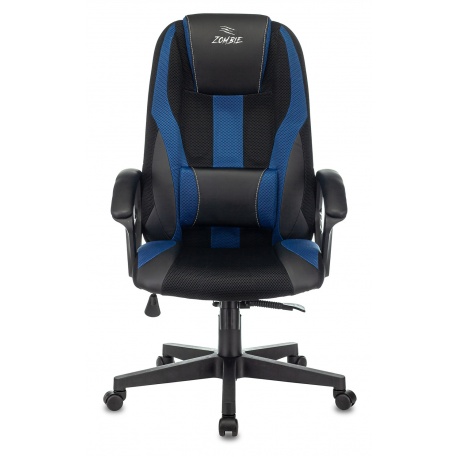 Компьютерное кресло Zombie 9 черный/синий - фото 2