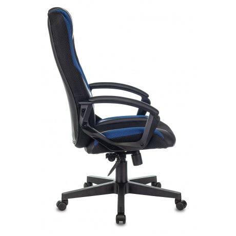 Компьютерное кресло Zombie 9 черный/синий - фото 3