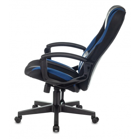Компьютерное кресло Zombie 9 черный/синий - фото 5