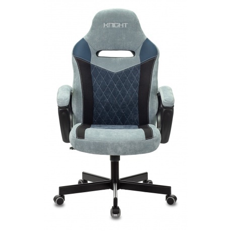 Кресло компьютерное Бюрократ VIKING 6 KNIGHT BL FABRIC синий - фото 2