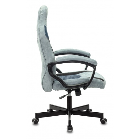 Кресло компьютерное Бюрократ VIKING 6 KNIGHT BL FABRIC синий - фото 3