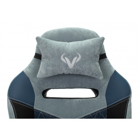 Кресло компьютерное Бюрократ VIKING 6 KNIGHT BL FABRIC синий - фото 7