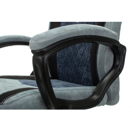 Кресло компьютерное Бюрократ VIKING 6 KNIGHT BL FABRIC синий - фото 8