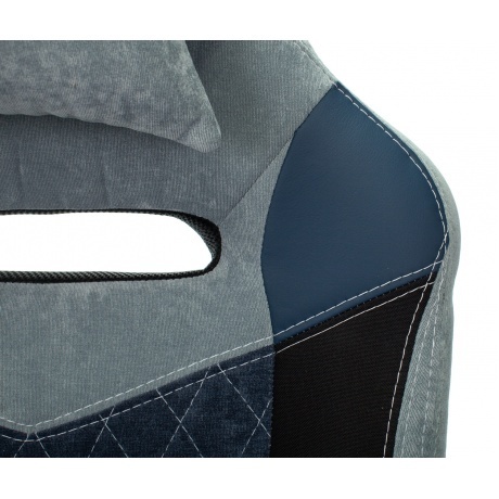 Кресло компьютерное Бюрократ VIKING 6 KNIGHT BL FABRIC синий - фото 10