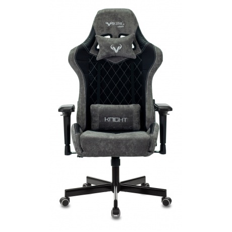 Кресло компьютерное Бюрократ VIKING 7 KNIGHT B FABRIC черный - фото 2