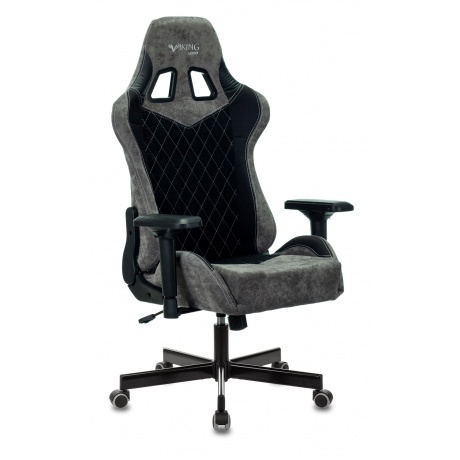 Кресло компьютерное Бюрократ VIKING 7 KNIGHT B FABRIC черный - фото 4
