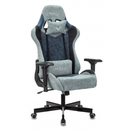 Кресло компьютерное Бюрократ VIKING 7 KNIGHT BL FABRIC синий