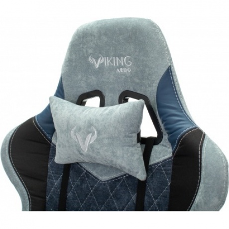 Кресло компьютерное Бюрократ VIKING 7 KNIGHT BL FABRIC синий - фото 15