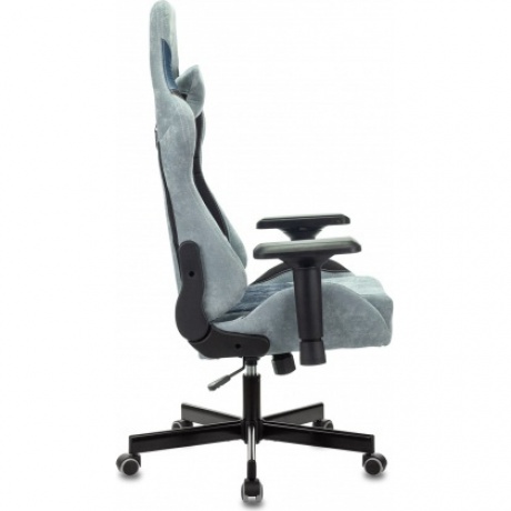 Кресло компьютерное Бюрократ VIKING 7 KNIGHT BL FABRIC синий - фото 8