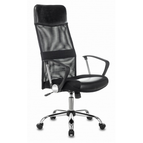 

Кресло руководителя Бюрократ CH-600SL черный искусст.кожа