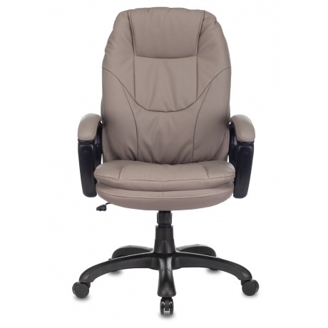 Кресло руководителя Бюрократ CH-868N серый искусственная кожа - фото 2