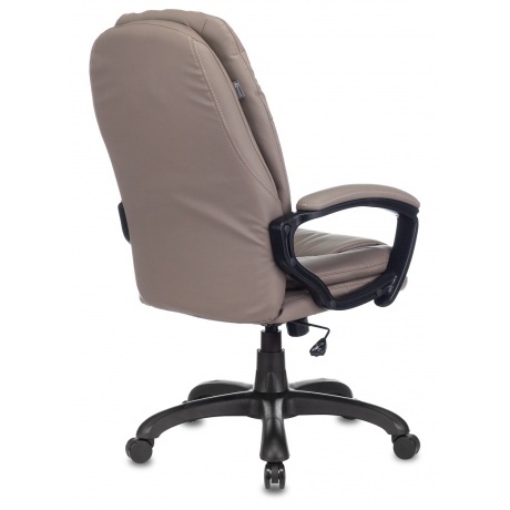 Кресло руководителя Бюрократ CH-868N серый искусственная кожа - фото 4