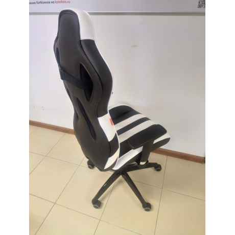 Компьютерное кресло Chairman game 25 черный/белый (00-07054930) уцененный - фото 3