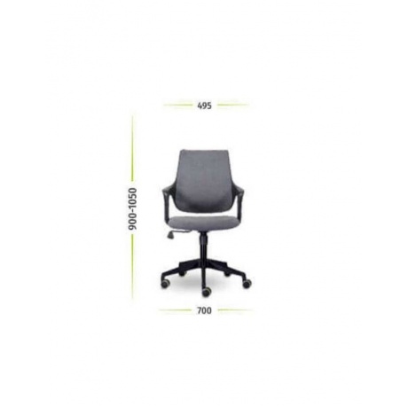 Кресло UTFC М-804 Ситро/Citro blackPL Ср QH21-1325 (серый) - фото 6