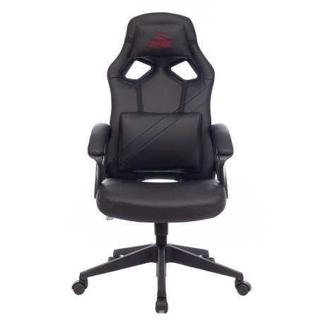 Кресло игровое Бюрократ Zombie DRIVER черный эко.кожа - фото 2