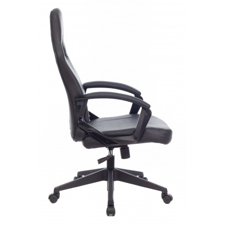 Кресло игровое Бюрократ Zombie DRIVER черный эко.кожа - фото 7