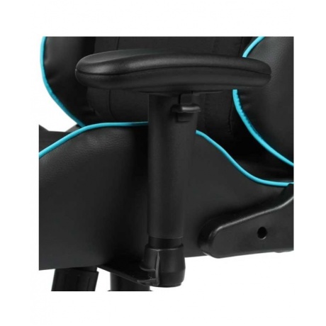 Кресло игровое A4Tech X7 GG-1100 черный/голубой текстиль/эко.кожа - фото 10