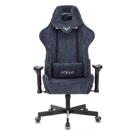 Кресло игровое Бюрократ Zombie VIKING KNIGHT Fabric синий - фото 2
