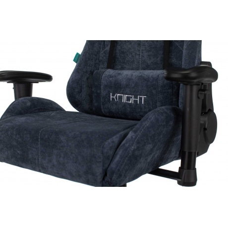 Кресло игровое Бюрократ Zombie VIKING KNIGHT Fabric синий - фото 8