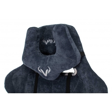 Кресло игровое Бюрократ Zombie VIKING KNIGHT Fabric синий - фото 10