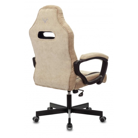 Кресло игровое Бюрократ Zombie VIKING 6 KNIGHT Fabric коричневый/бежевый - фото 4