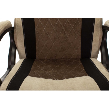Кресло игровое Бюрократ Zombie VIKING 6 KNIGHT Fabric коричневый/бежевый - фото 8