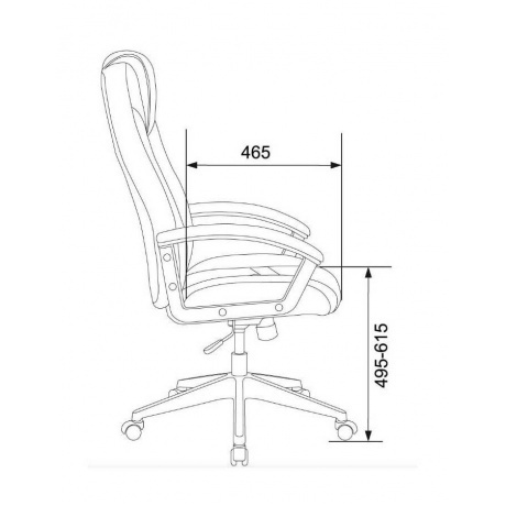 Кресло игровое Бюрократ Zombie 8 белый/черный эко.кожа - фото 6