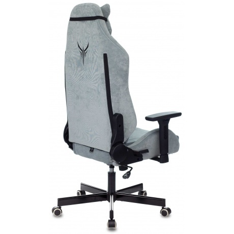 Кресло игровое Knight N1 Fabric серо-голубой - фото 3