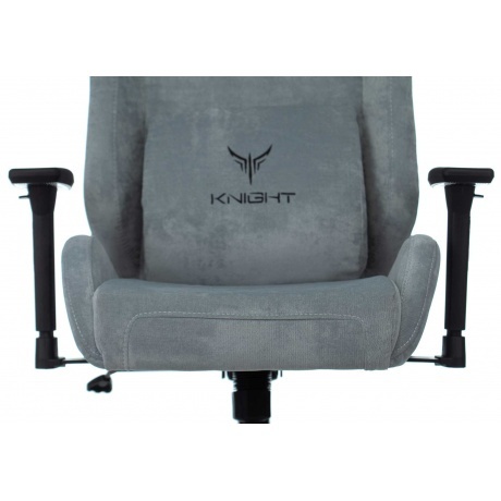 Кресло игровое Knight N1 Fabric серо-голубой - фото 6