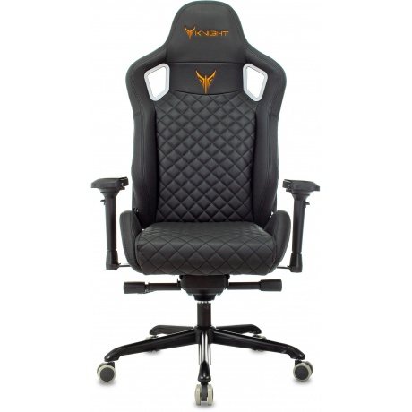 Кресло игровое Knight TITAN черный - фото 4