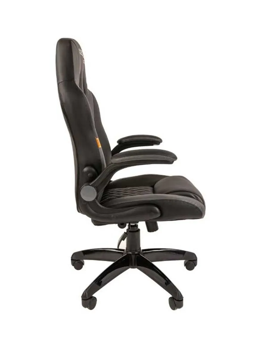 Компьютерное  кресло Chairman game 15 экопремиум черный/серый - фото 3