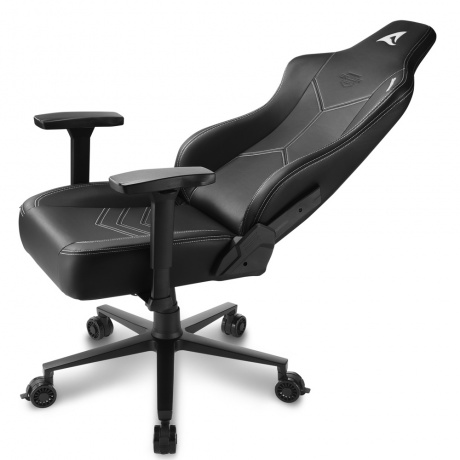 Компьютерное кресло Sharkoon Skiller SGS30 чёрно-белое - фото 6
