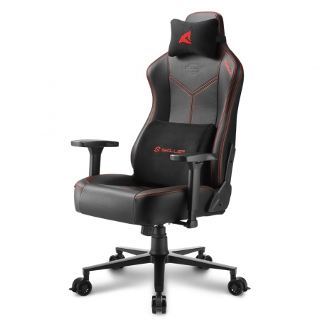 Компьютерное кресло Sharkoon Skiller SGS30 чёрно-красное - фото 2