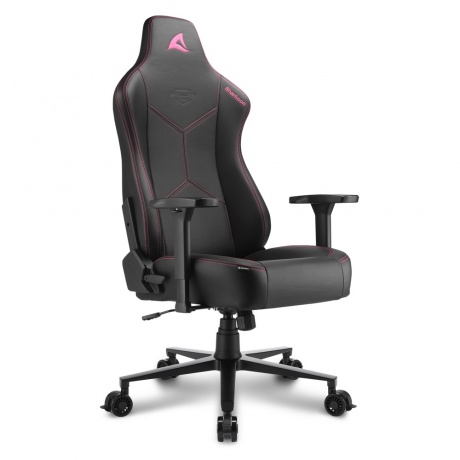 Компьютерное кресло Sharkoon Skiller SGS30 чёрно-розовое - фото 3