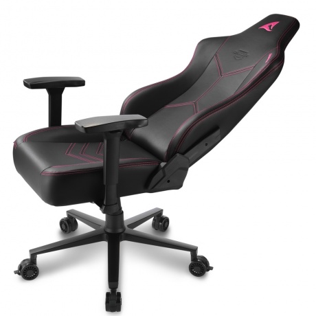 Компьютерное кресло Sharkoon Skiller SGS30 чёрно-розовое - фото 6