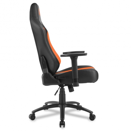 Компьютерное кресло Sharkoon Skiller SGS20 чёрно-оранжевое (SGS20-F-BK/OG) - фото 2
