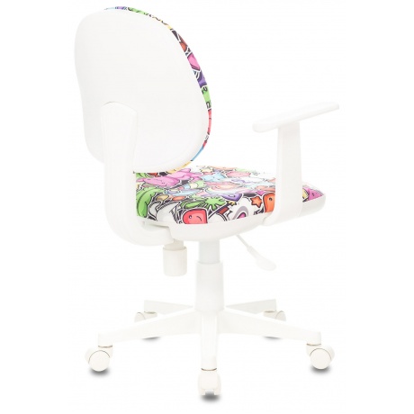 Кресло детское Бюрократ CH-W356AXSN мультиколор маскарад крестовина пластик пластик белый - фото 4