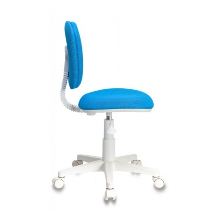 Кресло детское Бюрократ CH-W204NX голубой TW-55 крестовина пластик пластик белый - фото 3