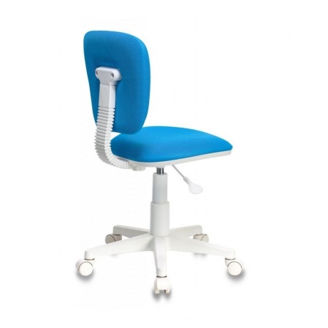 Кресло детское Бюрократ CH-W204NX голубой TW-55 крестовина пластик пластик белый - фото 4