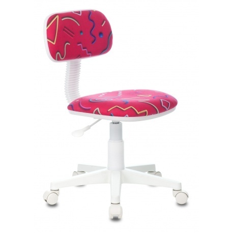 

Кресло детское Бюрократ CH-W201NX малиновый Sticks 05 крестовина пластик пластик белый