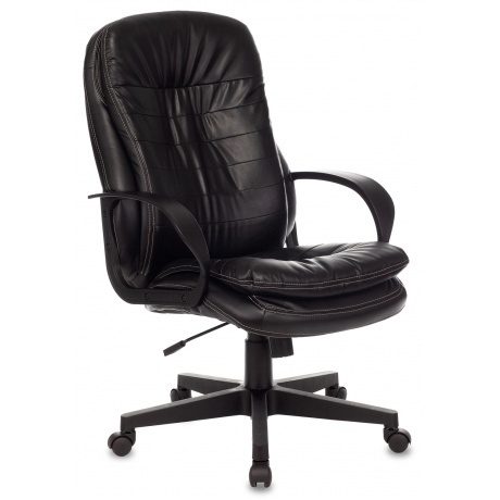 Кресло руководителя Бюрократ T-9950PL черный эко.кожа крестовина...