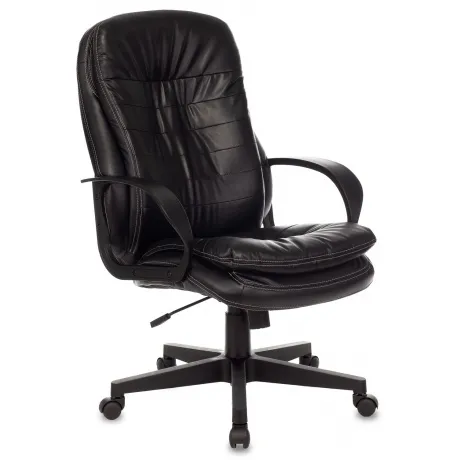 Кресло руководителя Бюрократ T-9950PL черный эко.кожа крестовина...