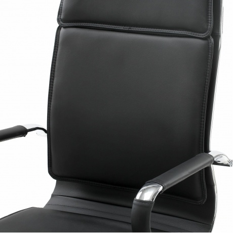 Кресло офисное BRABIX Cube EX-523 экокожа, хром, черное, 531946 - фото 8